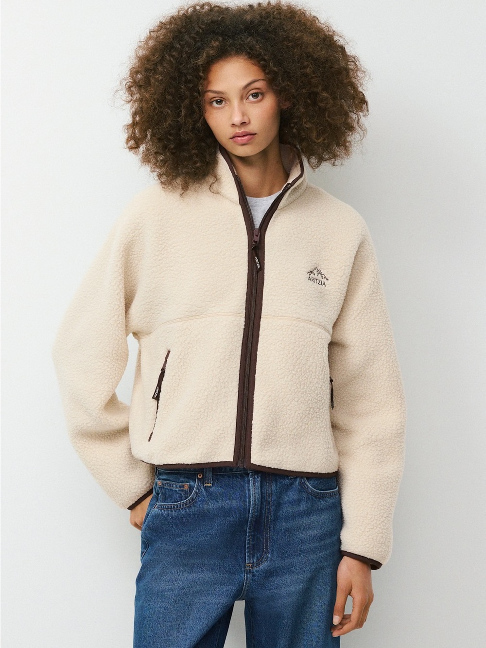 Aritzia Polartec Thermal Pro Gale Zip-Up